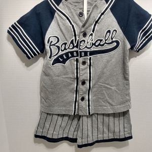 Boys (36 mths) Baseball League Short Set